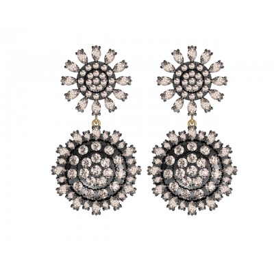 Lisa Victorian Diamond Chandelier Earrings